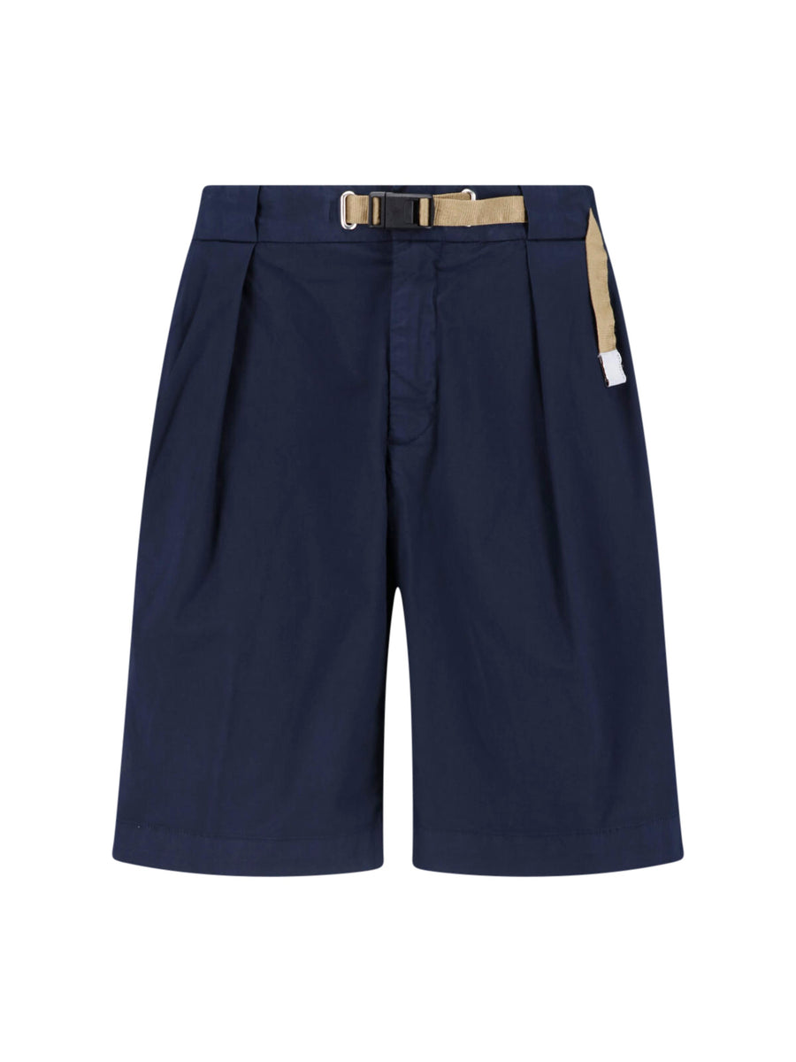 White Sand 96% Cotton shorts in navy