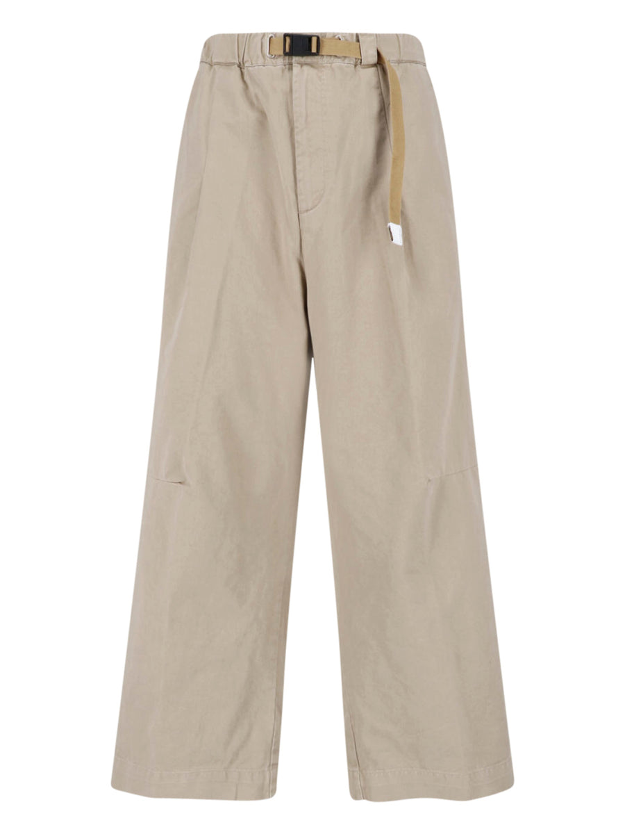 White Sand 100% cotton trousers in beige