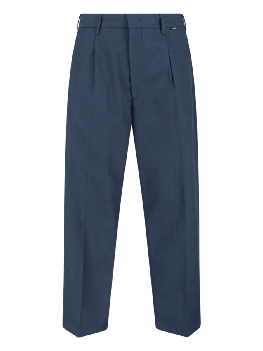 Closed 100% Cotton trousers in blue