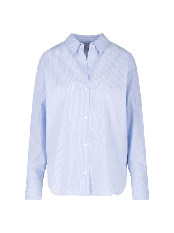 Mc2 Saint Barth 100% Cotton shirt in light blue