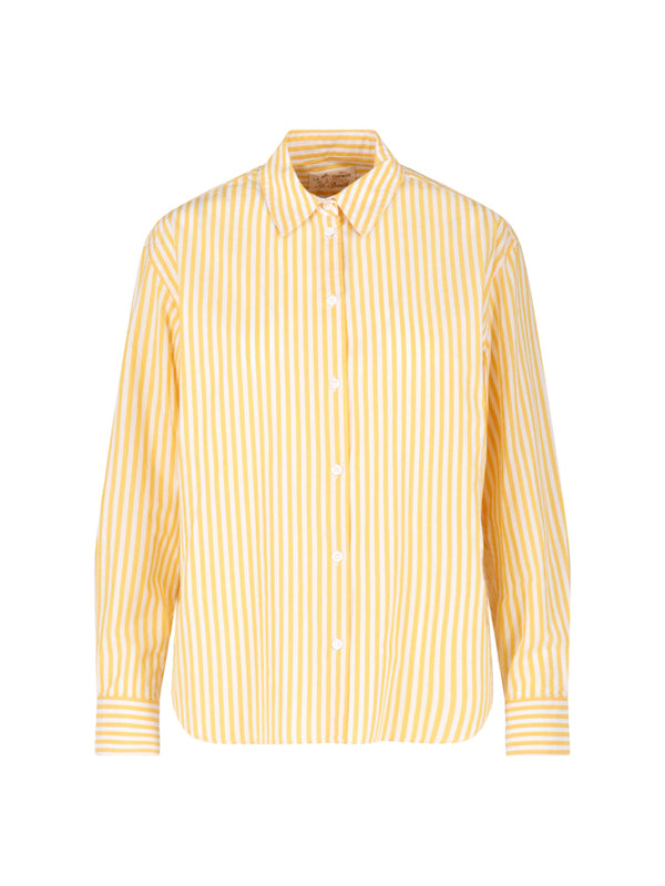 Mc2 Saint Barth 100% Cotton shirt in yellow