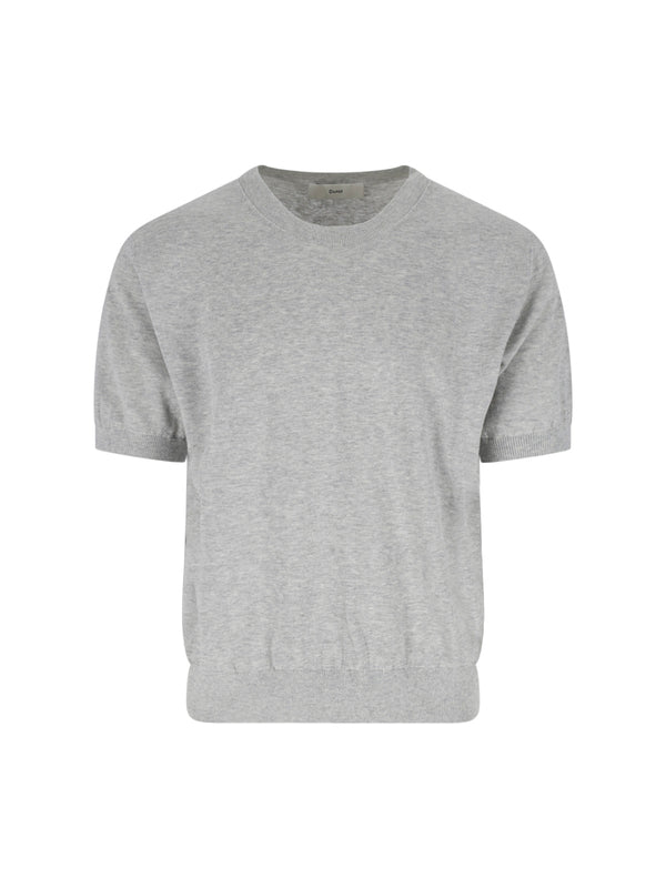 Dunst 44% Cotton sweater in grey