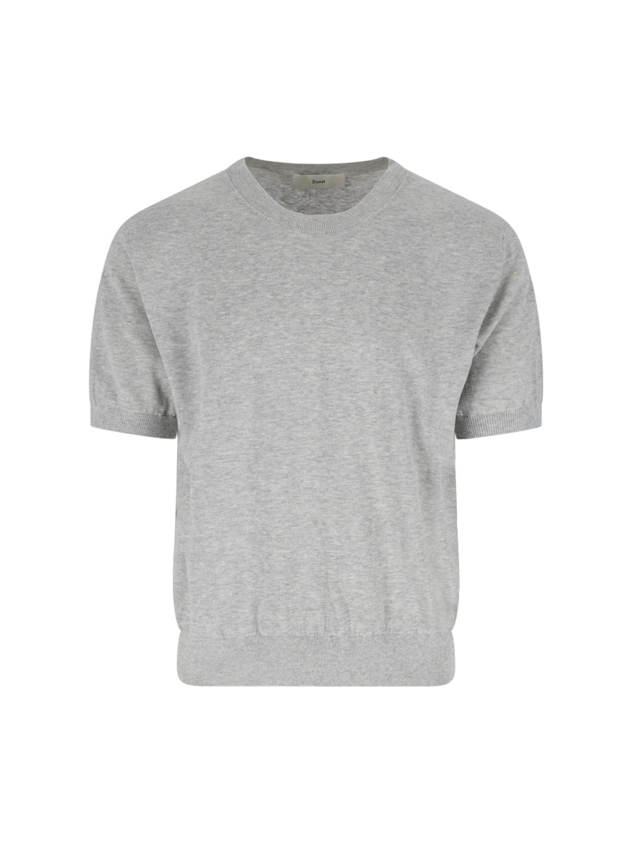 Dunst 44% Cotton sweater in grey