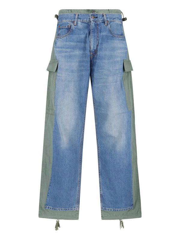 Junya Watanabe 100% cotton jeans in blue