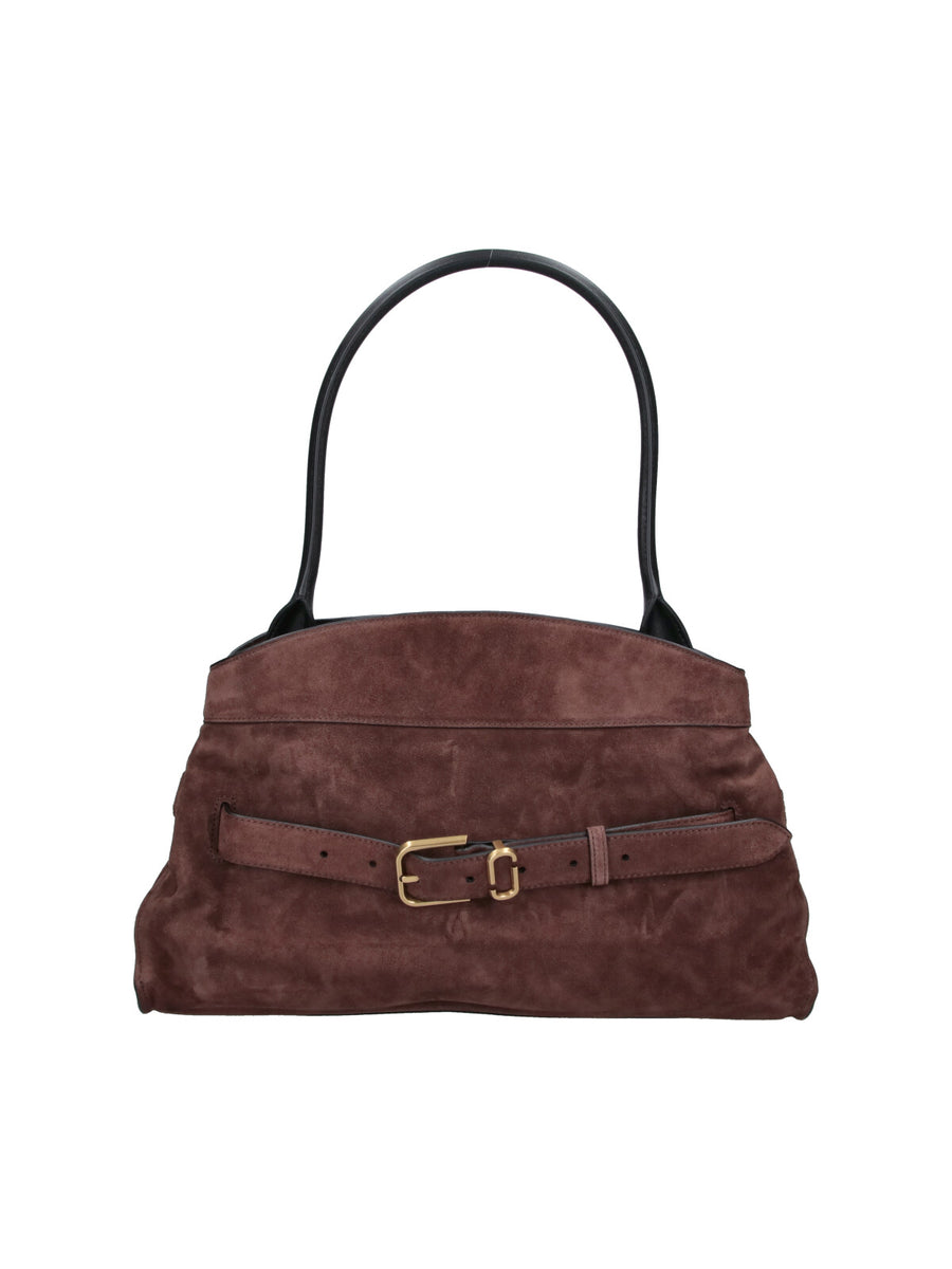 Marc Jacobs 100% Suede Cow Leather shoulder bag in brown