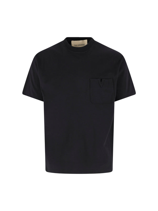 Valentino 100% cotton t-shirt in black