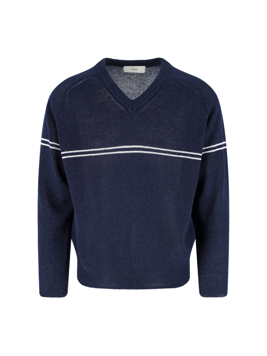 Dunst 50% Cotton sweater in navy