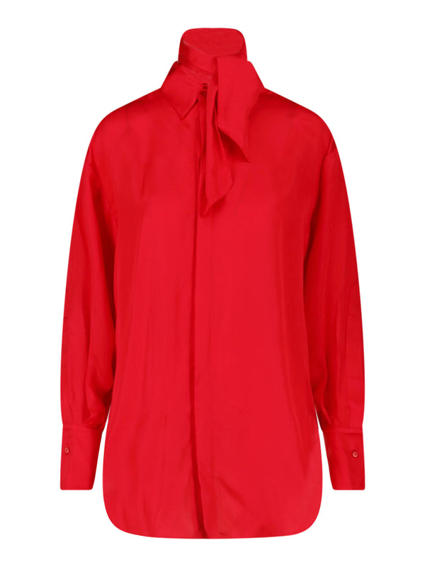 Sa Su Phi 100% viscose shirt in red