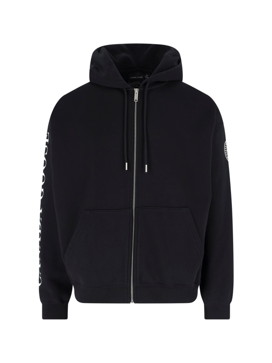 Canada Goose 100% Cotton hoodie in black