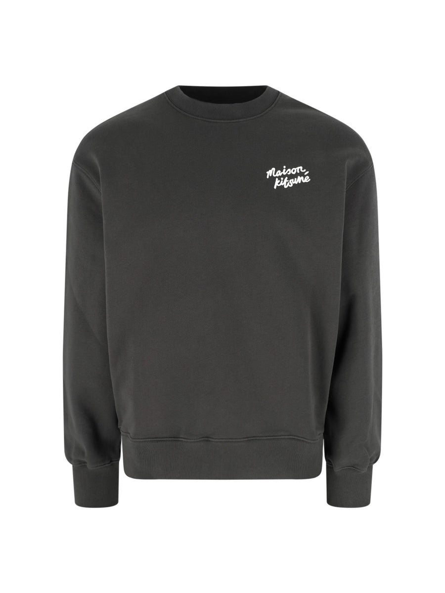 Maison Kitsune' 100% Cotton sweatshirt in gray