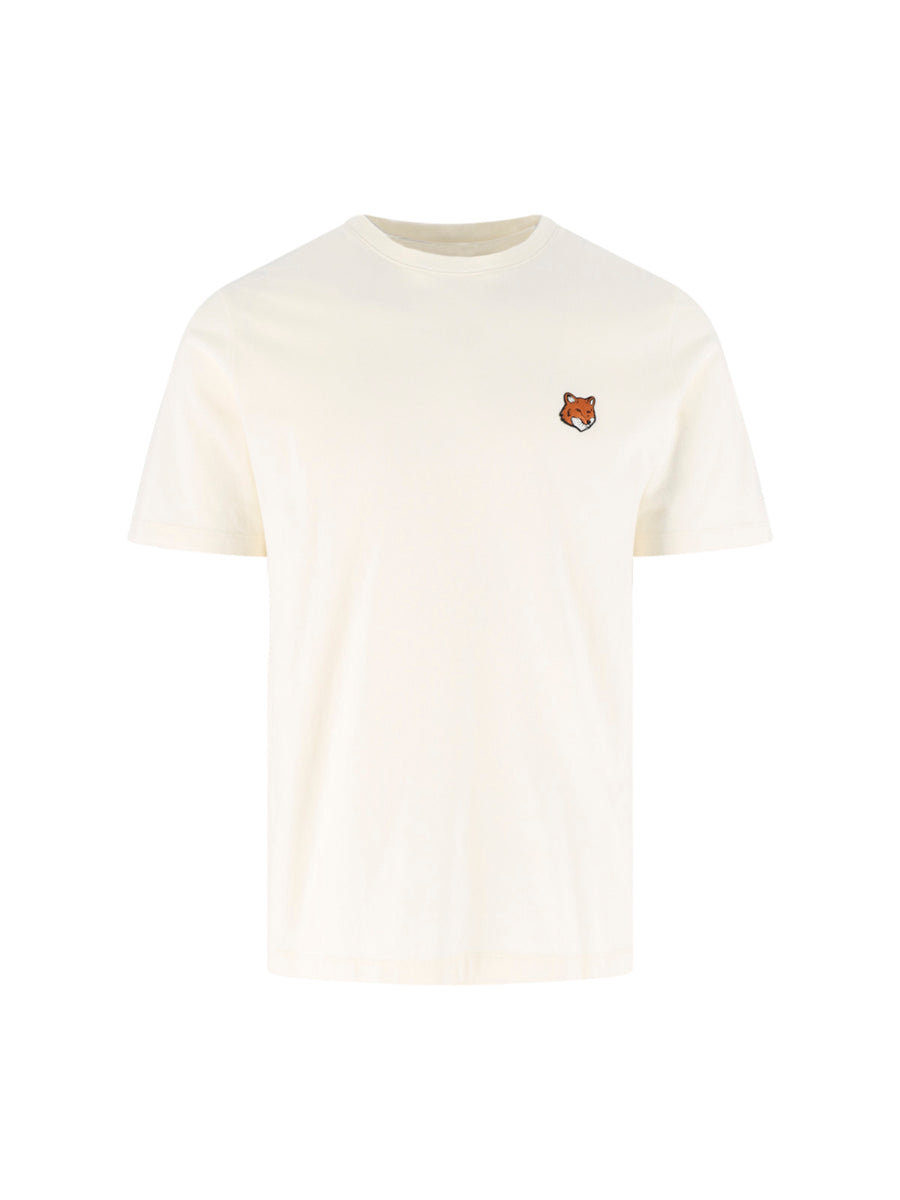 Maison Kitsune' 100% Cotton t-shirt in beige