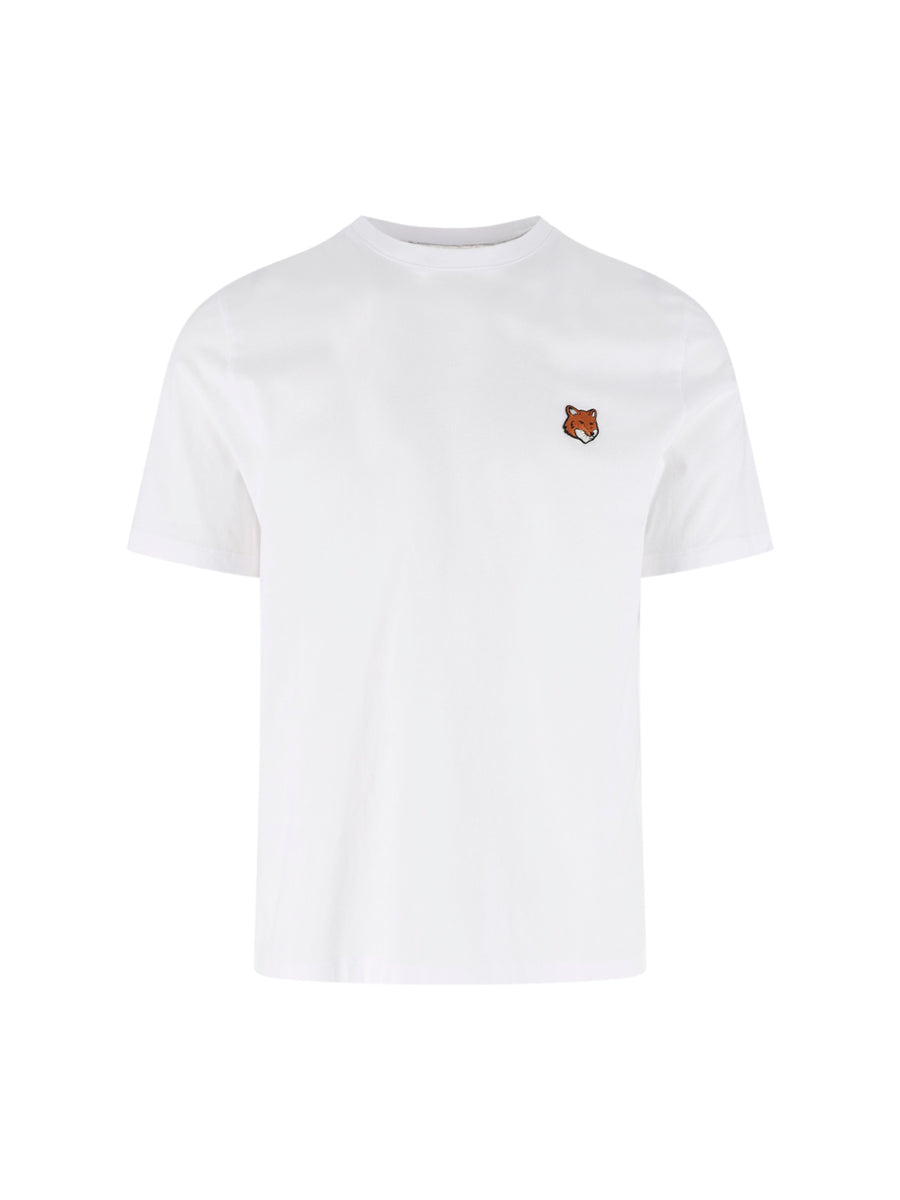 Maison Kitsune' 100% Cotton t-shirt in white