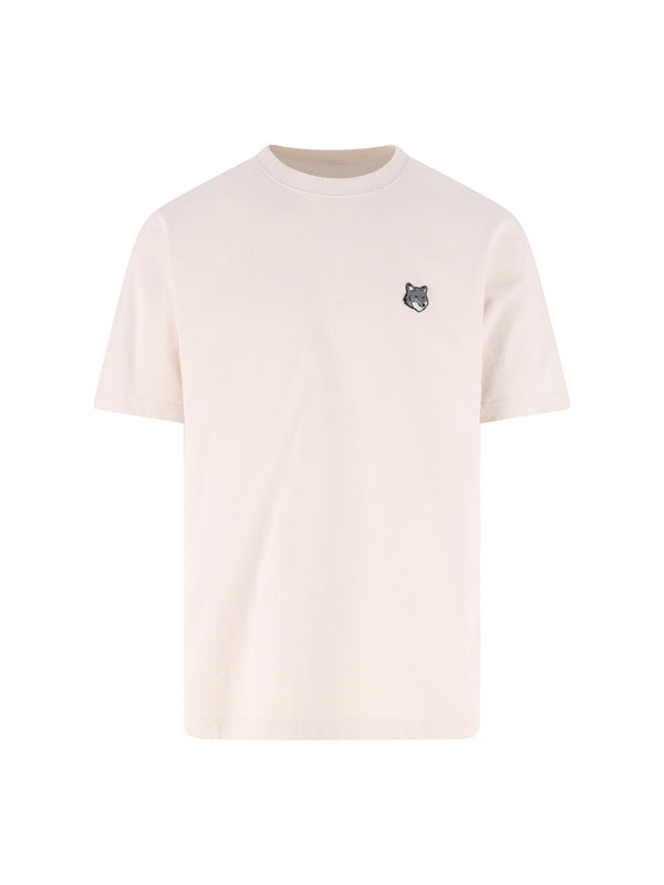 Maison Kitsune' 100% Cotton t-shirt in beige