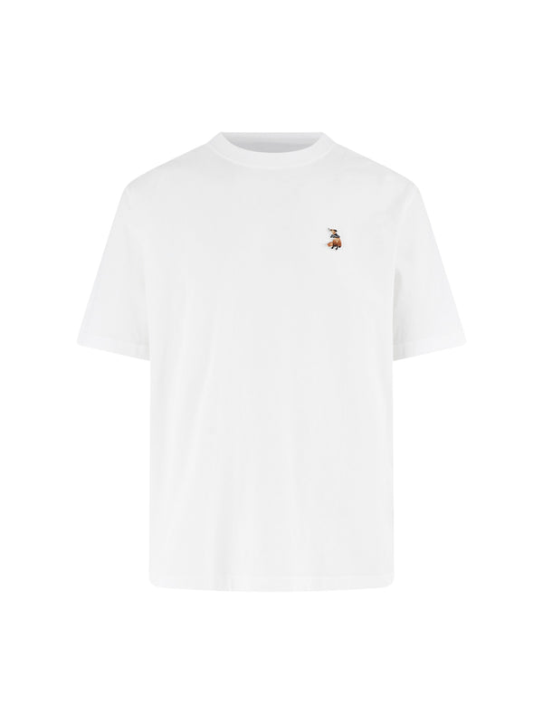 Maison Kitsune' 100% Cotton t-shirt in white