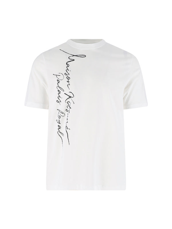 Maison Kitsune' 100% Cotton t-shirt in white