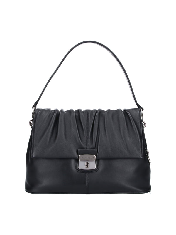Marc Jacobs 100% lamb leather shoulder bag in black