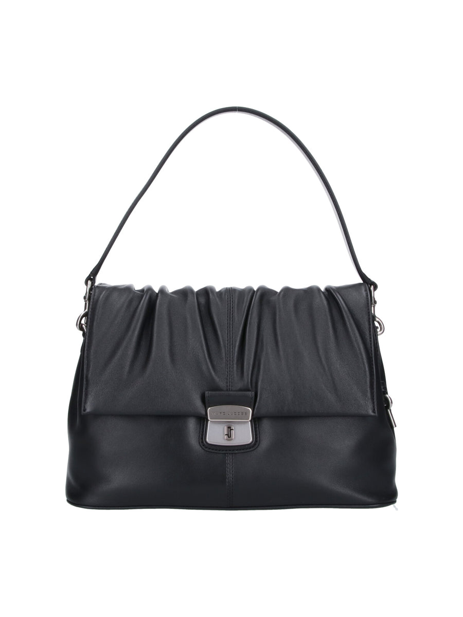 Marc Jacobs 100% lamb leather shoulder bag in black