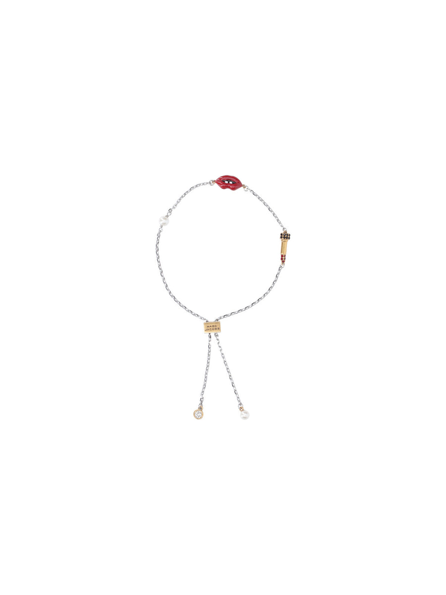 Marc Jacobs 100% brass belt in silver