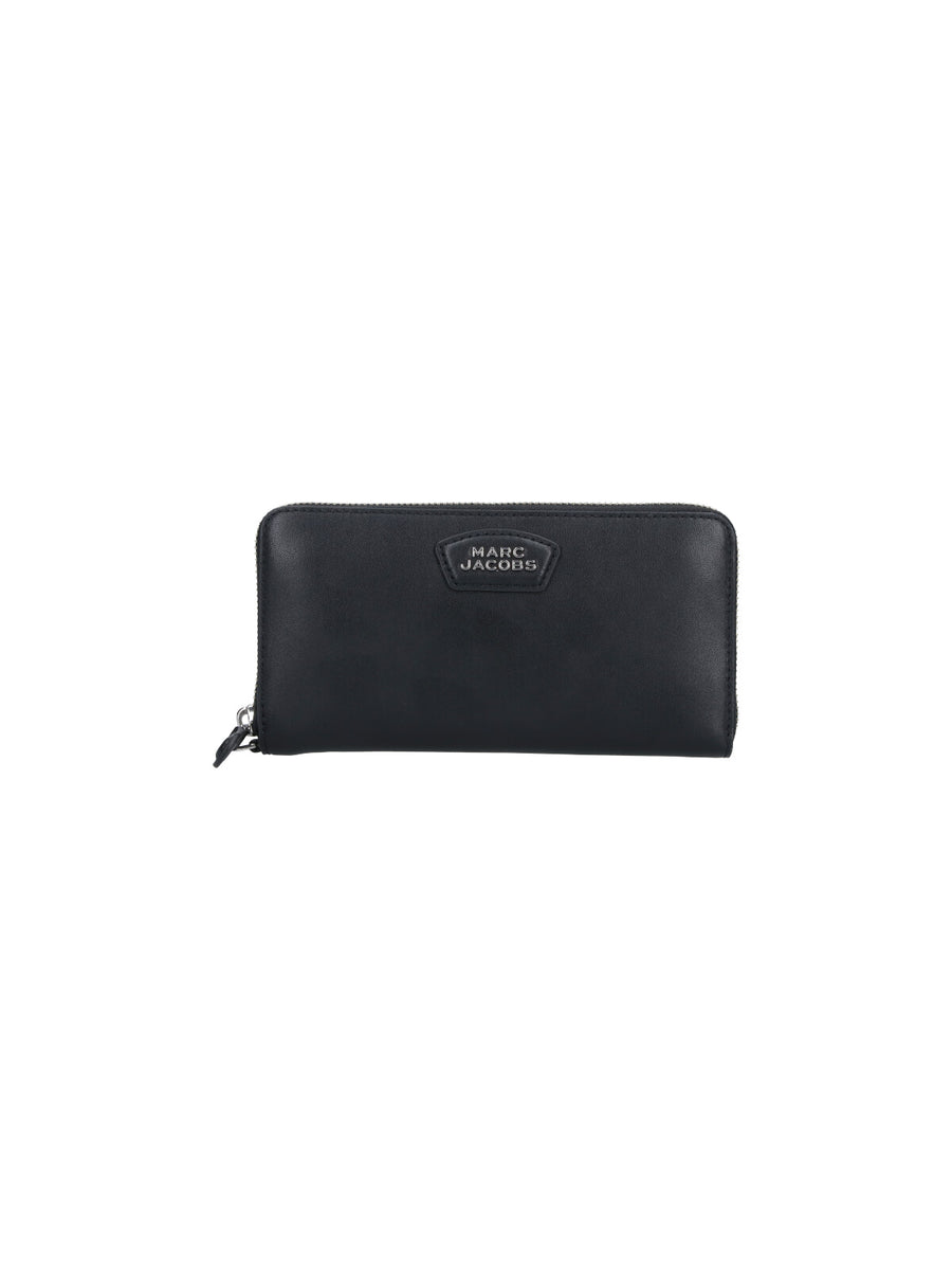 Marc Jacobs 100% Split Cow Leather With Polyurethane Coating wallet in black