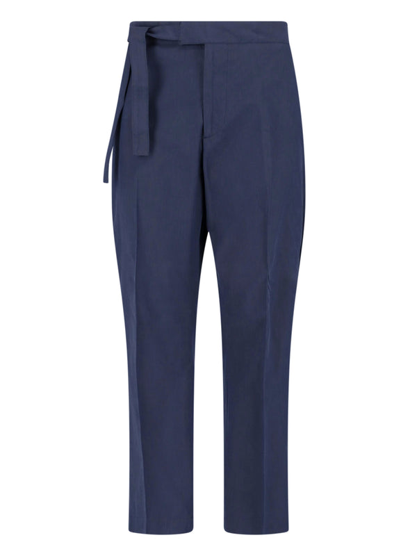 Paul Smith 56% Cotton trousers in navy