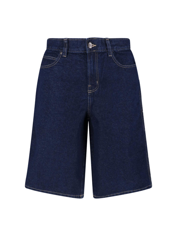 Dickies 100% Cotton denim shorts in blue