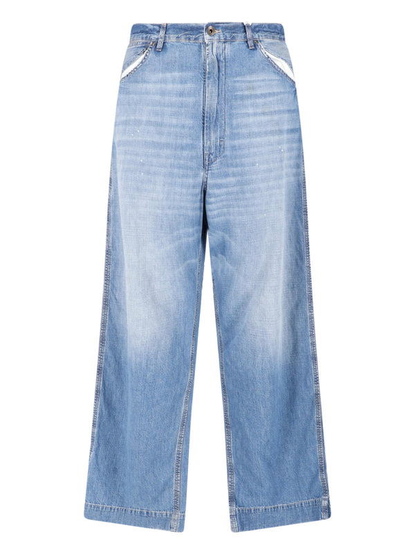 Maison Margiela 100% Cotton jeans in blue