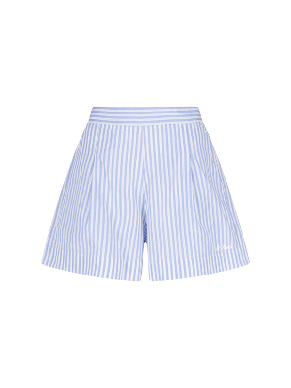 Mc2 Saint Barth 100% Cotton shorts in blue