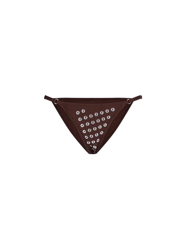 Gimaguas Bikini 80% Polyamide bikini bottom in brown