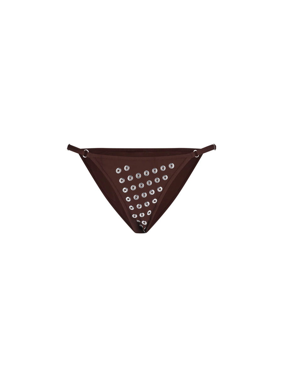 Gimaguas Bikini 80% Polyamide bikini bottom in brown