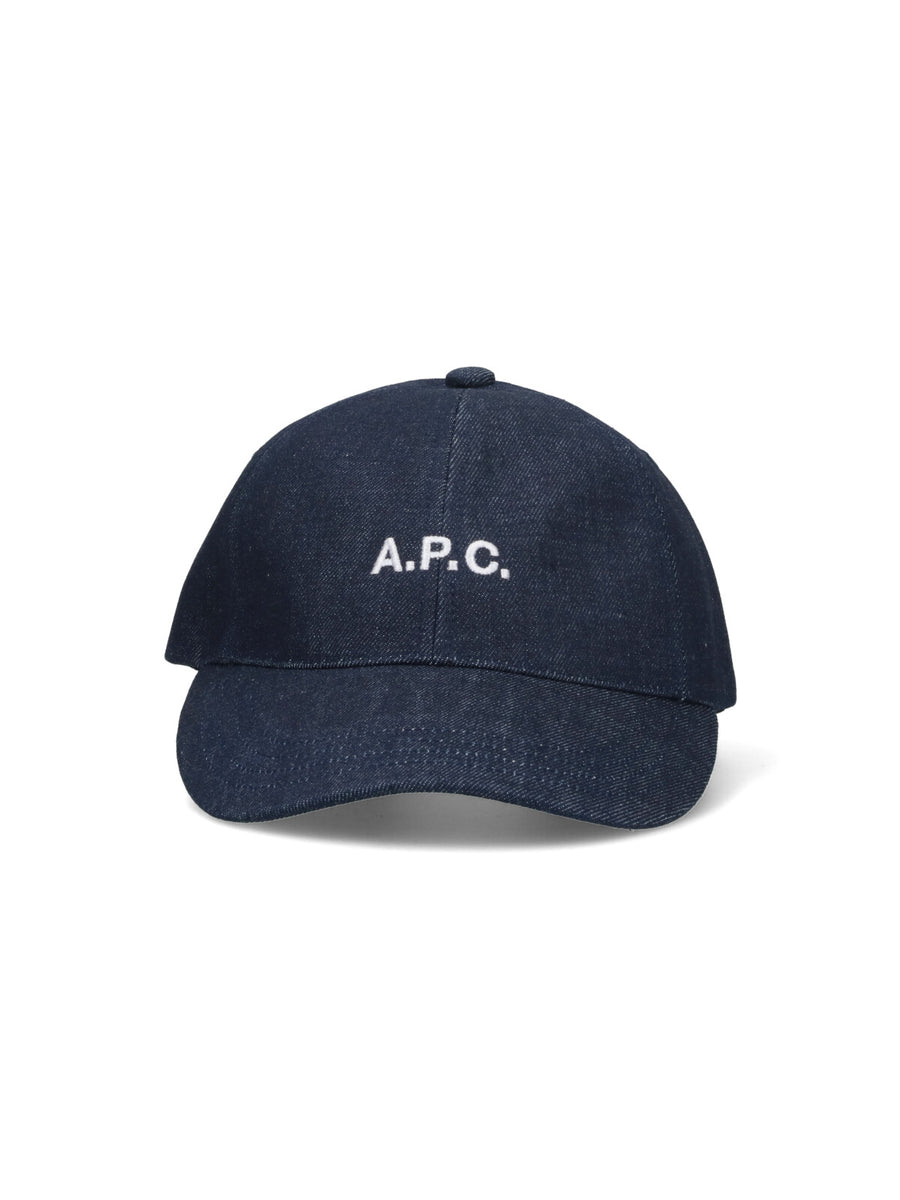 A.P.C. COHIZ 100% Cotton baseball cap in navy