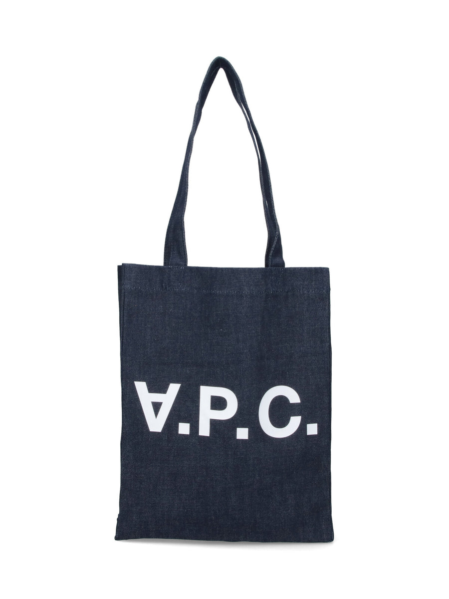 A.P.C. 100% Cotton tote bag in navy