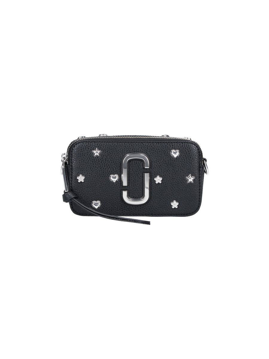 Marc Jacobs 100% Split Cow Leather With Polyurethane Coating clutch in black