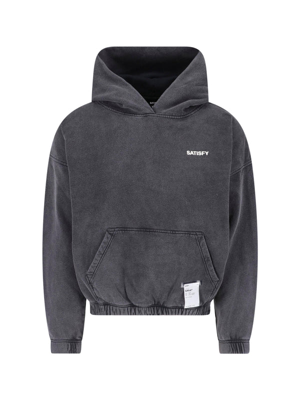 Satisfy 100% cotton hoodie in black