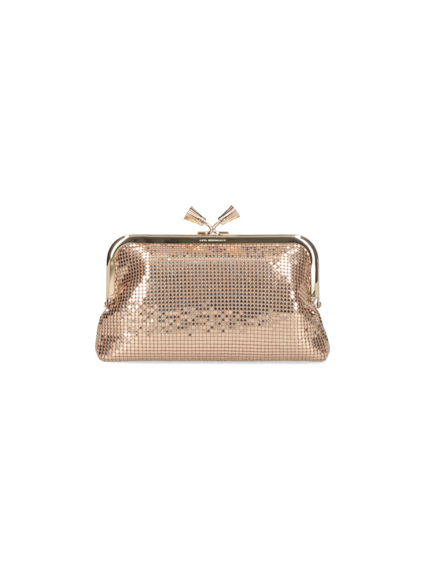 Anya Hindmarch 100% Textile clutch in gold