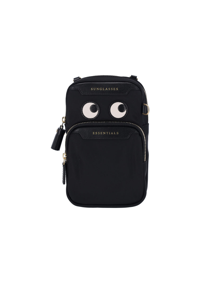 Anya Hindmarch 100% Recycled Nylon mini bag in black