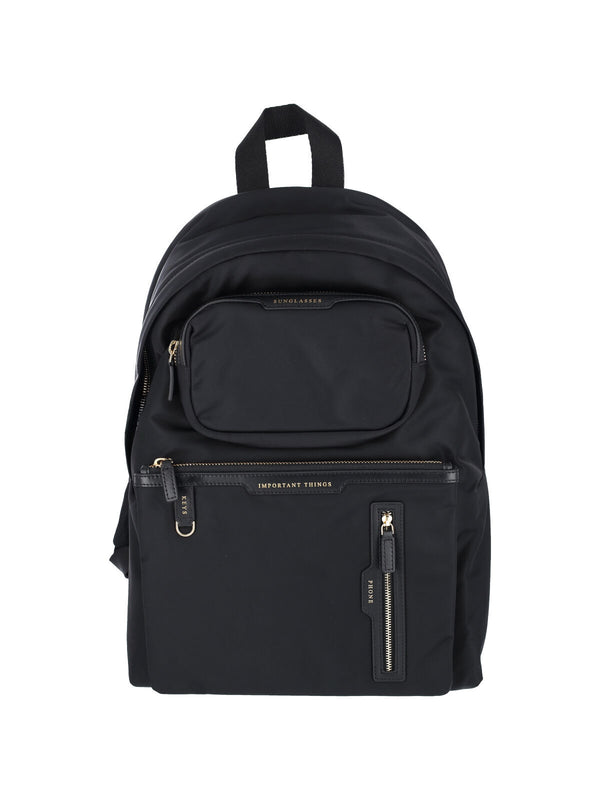 Anya Hindmarch 100% Recycled Nylon backpack in black