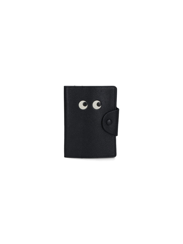 Anya Hindmarch 100% Goat Leather wallet in black