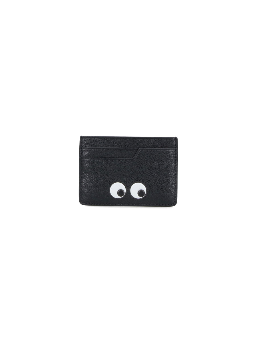 Anya Hindmarch 100% Goat Leather card case in black