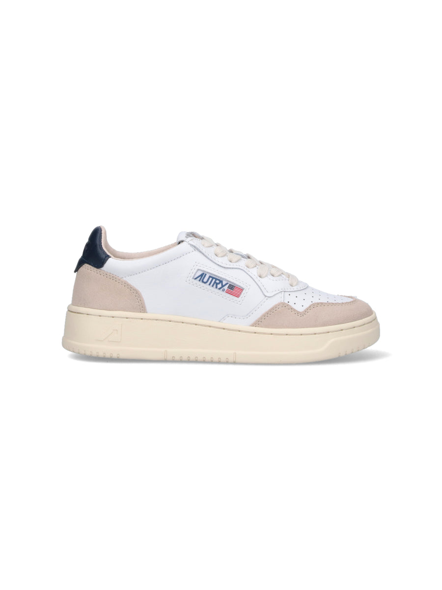 Autry Upper: 70% Cow Leather sneaker in white