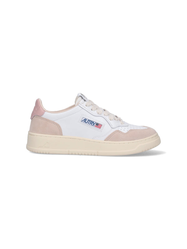 Autry Upper: 70% Cow Leather sneaker in white