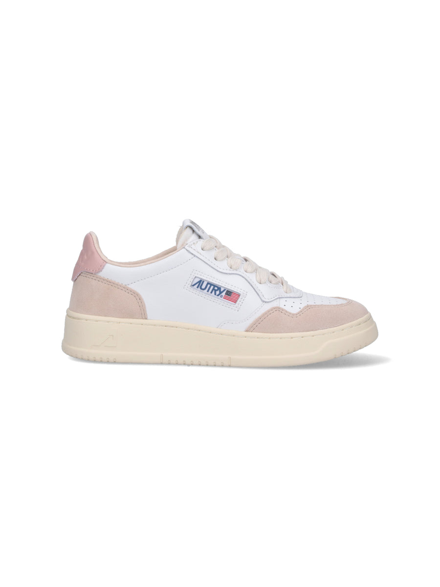 Autry Upper: 70% Cow Leather sneaker in white
