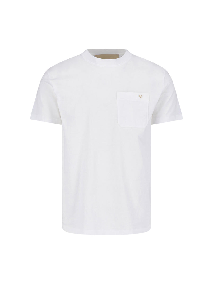 Valentino 100% cotton t-shirt in white