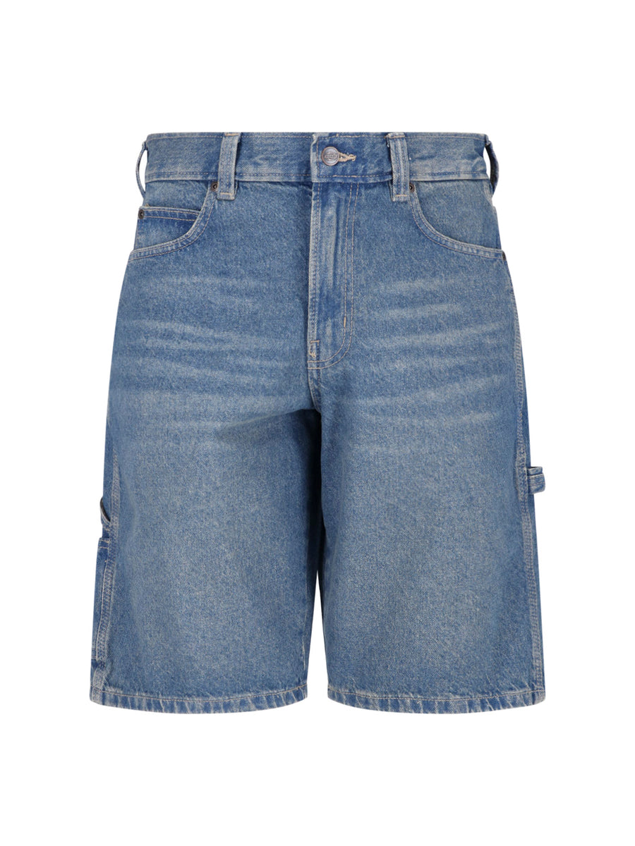 Dickies 100% Cotton cargo shorts in blue