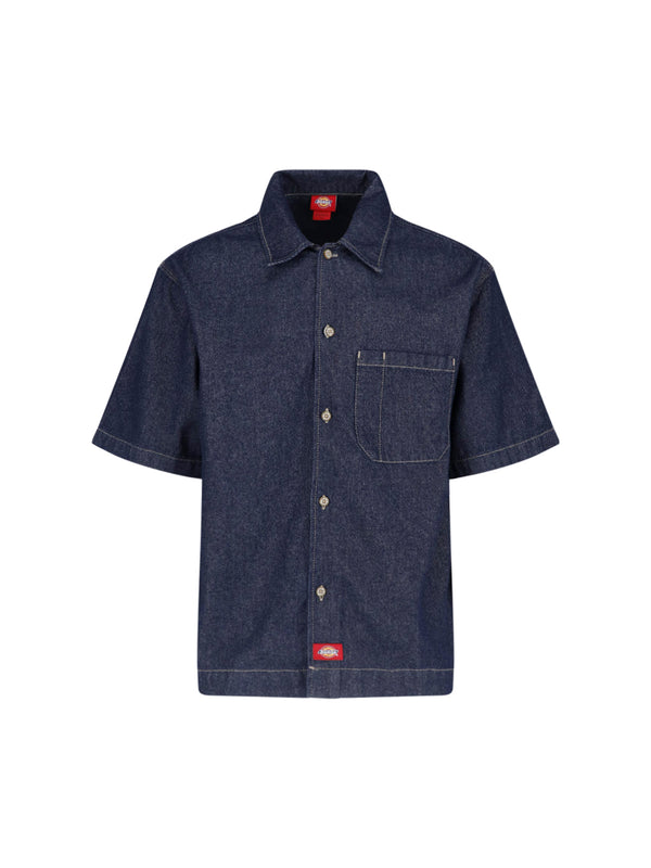 Dickies 100% Cotton shirt in navy