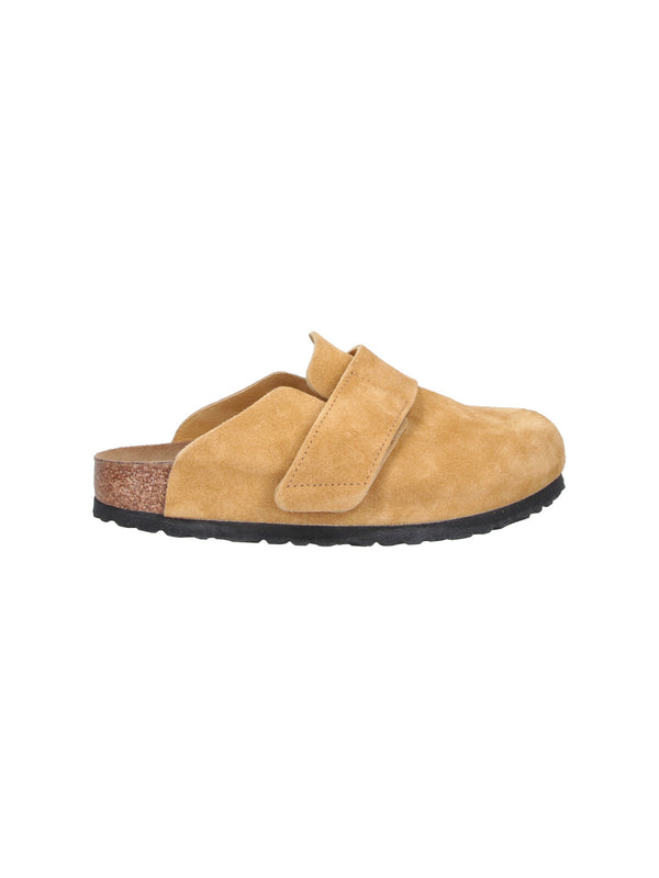 Birkenstock 100% leather sandal in beige