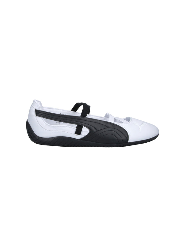 Puma 100% leather sneaker in white