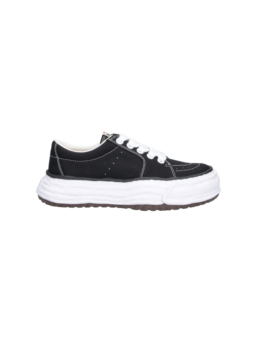 Maison Mihara Yasuhiro Upper: 100% Cotton sneaker in black
