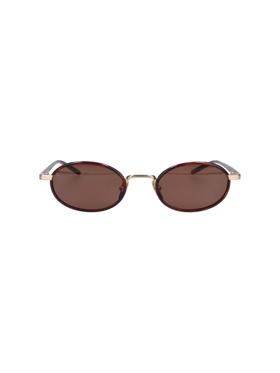Chimi CHIMI137 100% acetate sunglasses in brown