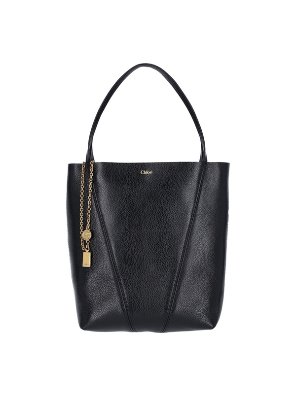 Chloè 100% Cow Leather shoulder bag in black