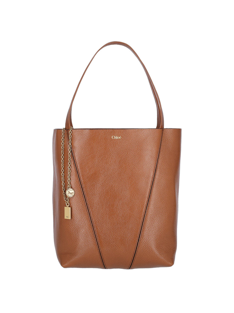 Chloè 100% Cow Leather shoulder bag in brown